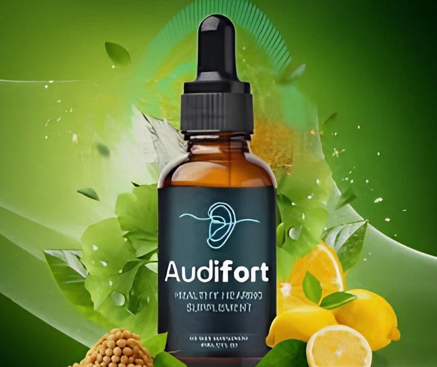 Audifort hearing support drops for tinnitus relief and better ear health.